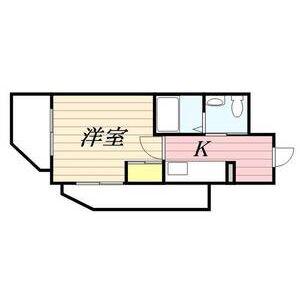 HF愛宕橋レジデンス(1K/3階)の間取り写真
