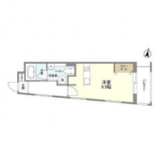 CORVAL三軒茶屋(ワンルーム/2階)の間取り写真