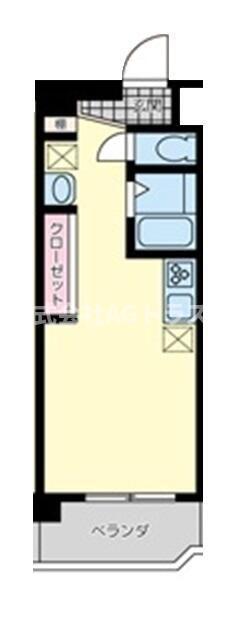 アルティア壱番館(1K/2階)の間取り写真