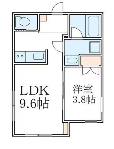 PASEO都立大学 ノース(1LDK/3階)の間取り写真