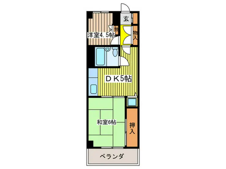 武蔵野パークマンション 3階階 間取り