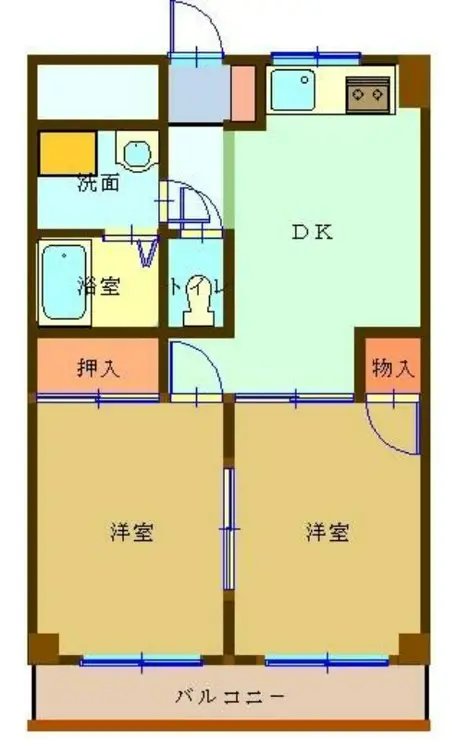 ベルサトー 2階階 間取り