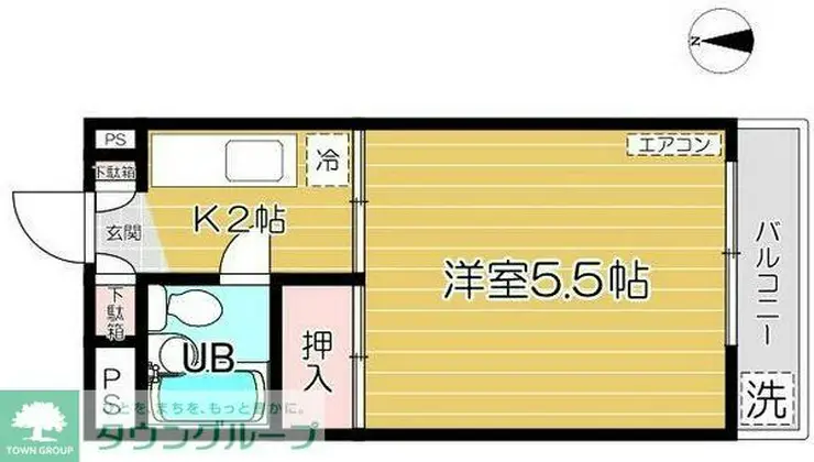 ハイツ南浦和 3階階 間取り