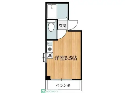 メゾンオーブ(ワンルーム/3階)の間取り写真