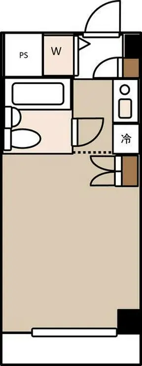 ウィンベルソロ横浜阪東橋1号館 3階階 間取り