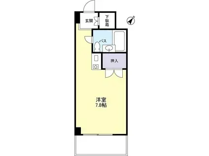 FT文京(ワンルーム/3階)の間取り写真