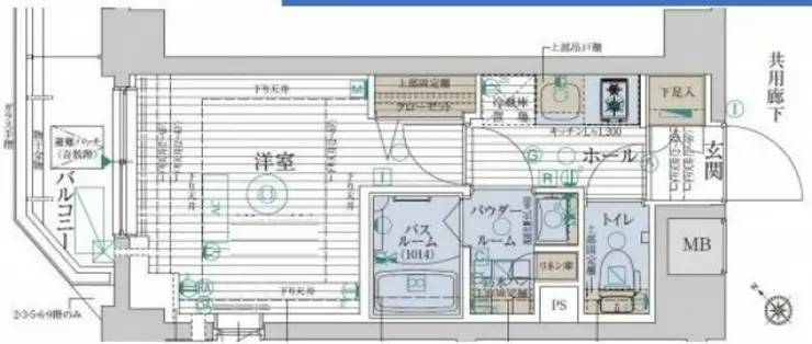エステムプラザ品川西小山 9階階 間取り