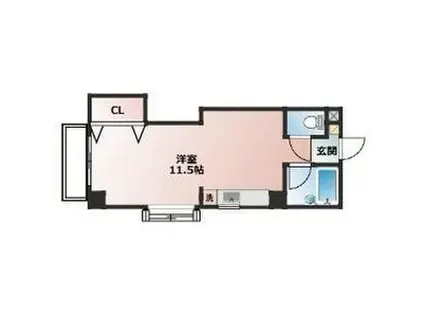 タウンハウス太田(1DK/2階)の間取り写真