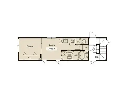 J-ARC三軒茶屋III(1DK/2階)の間取り写真