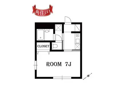 ラコリナ(1K/1階)の間取り写真