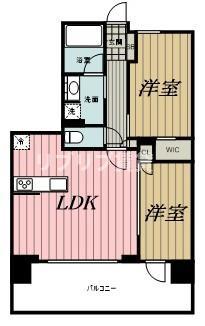 センチュリー千葉みなと(2LDK/12階)の間取り写真