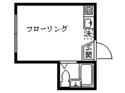 ライフピア ファンシー(ワンルーム/1階)の間取り写真