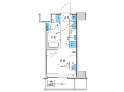 キャンパスヴィレッジ小竹向原(ワンルーム/3階)の間取り写真