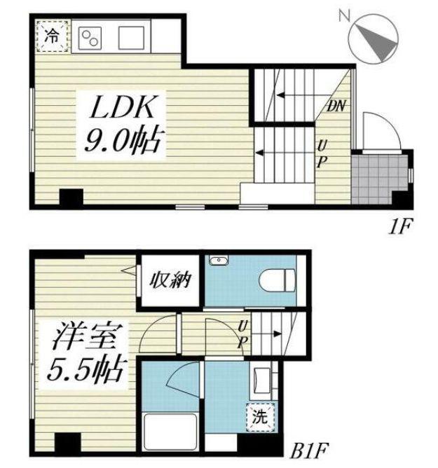 サリースマイル参番館(1LDK/1階)の間取り写真