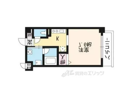 SPRUCETONEMFスプルースト(1K/4階)の間取り写真