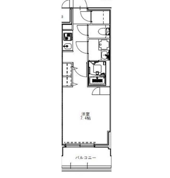 S-RESIDENCE高岳駅前AWAKE(1K/6階)の間取り写真