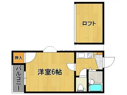 パークアクシス本郷の杜(1K/9階)の間取り写真