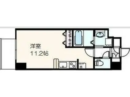 UOO MAMISORA(ワンルーム/7階)の間取り写真