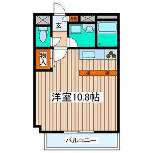 フォンテーヌ守口(ワンルーム/4階)の間取り写真