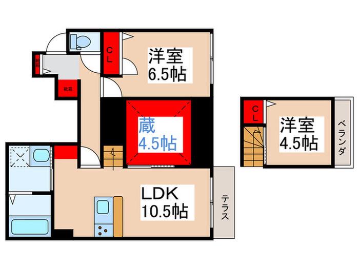 浦安市今川2丁目計画(2LDK/1階)の間取り写真