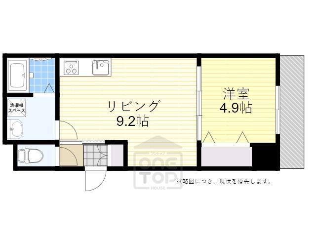 JOYFUL・HOUSE 豊中(1LDK/2階)の間取り写真