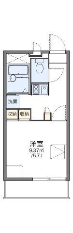 レオパレスASAHI(1K/2階)の間取り写真