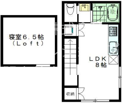 プルミエール高井戸(1LDK/2階)の間取り写真