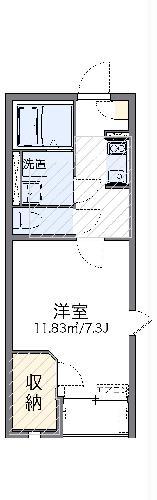 レオネクストKOMAOKA(1K/2階)の間取り写真