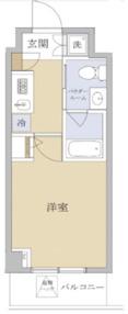 メインステージ押上II(1K/3階)の間取り写真