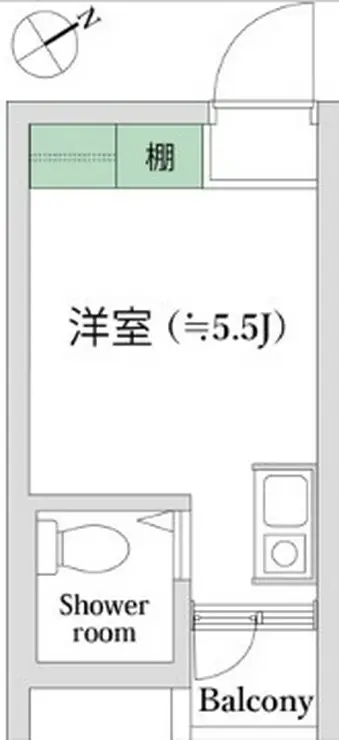 シャトルハイム1 4階階 間取り