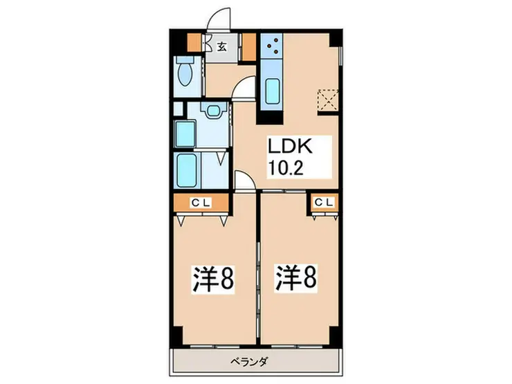 アバンサール湘南 5階階 間取り