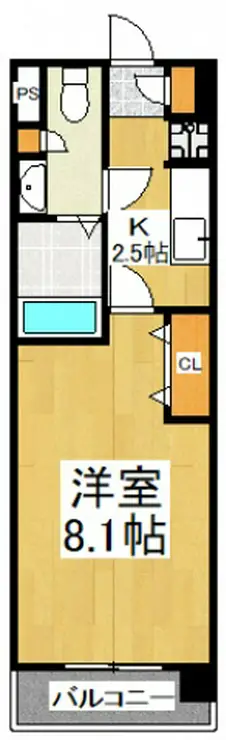 シティコート所沢 5階階 間取り