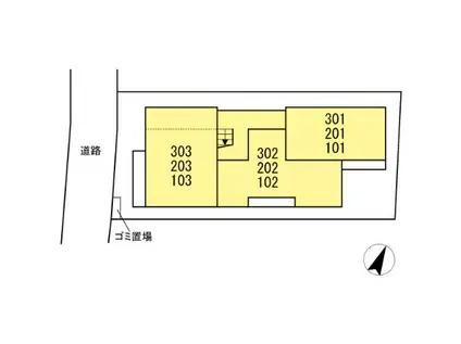 エスペリア相模が丘5丁目(1LDK/1階)の間取り写真