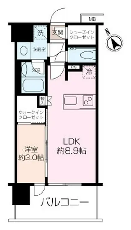 プレシスヴィアラ湘南藤沢 3階階 間取り