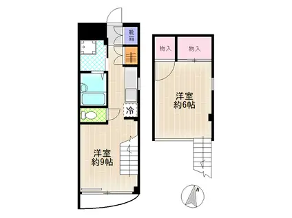 SCALA  1532(ワンルーム/4階)の間取り写真