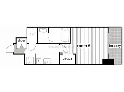 エステムコート名古屋ステーションクロス(1K/11階)の間取り写真