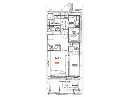 MODERN EIGHT高宮LIETO(1LDK/9階)の間取り写真
