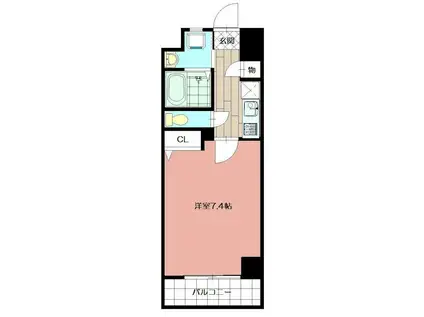 LE GRAND BLUE QUATRE(1K/5階)の間取り写真