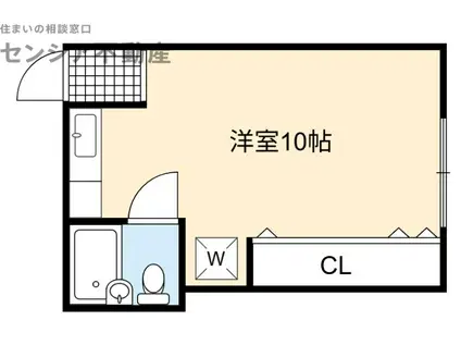TNKマンション(ワンルーム/3階)の間取り写真