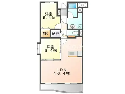 TS-MINDIII(2LDK/3階)の間取り写真