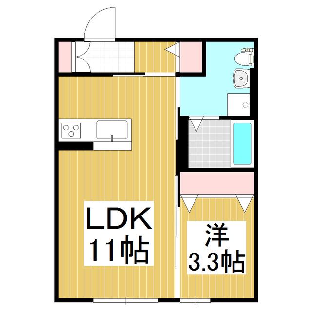 シャーメゾンTN(1LDK/1階)の間取り写真