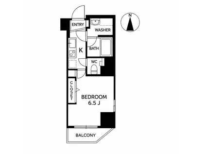 ORISAY麻布十番(1K/3階)の間取り写真