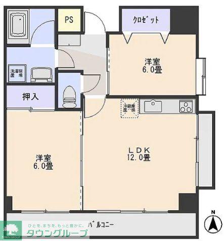 センチュリー前橋大友(3LDK/3階)の間取り写真