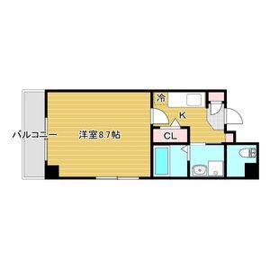 PAGODA 06(1K/3階)の間取り写真