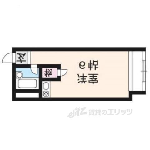 アミティエ太秦(ワンルーム/3階)の間取り写真