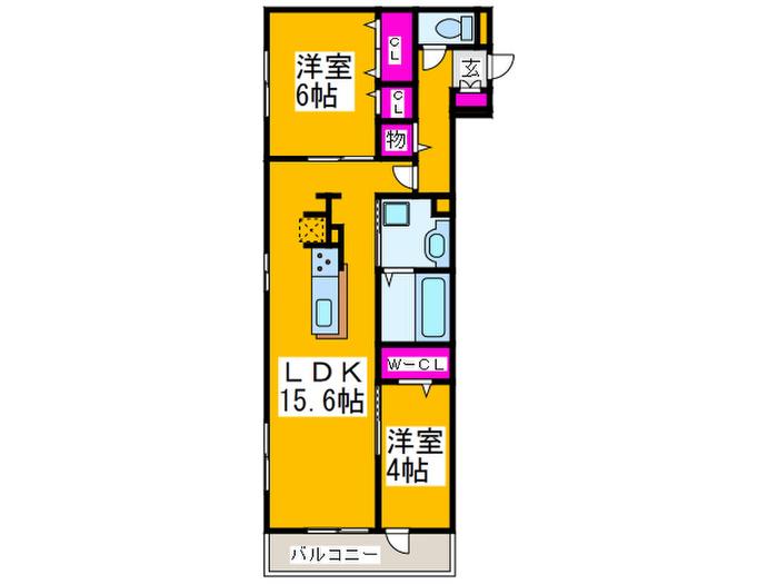 アンソレイエ B棟