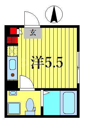 EPICER柴又(ワンルーム/4階)の間取り写真