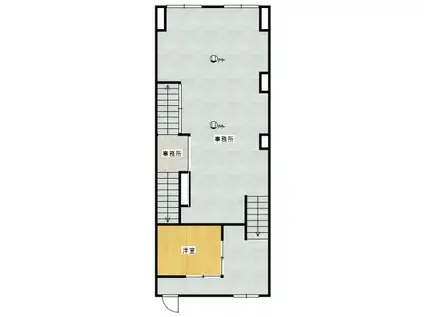 大倉ビル(2LDK/2階)の間取り写真