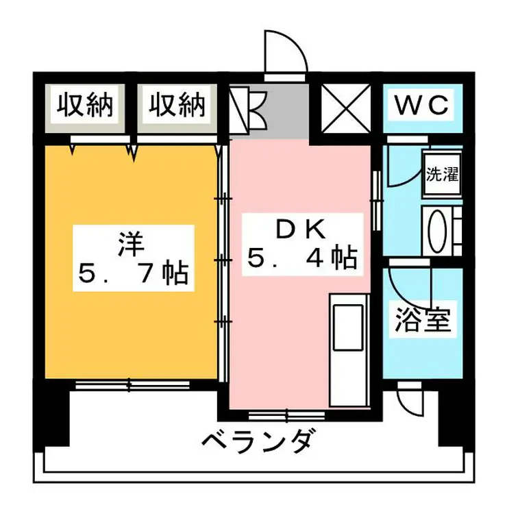 グランデュールマンション 2階階 間取り