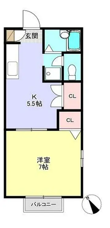 アイリス白金 1階階 間取り